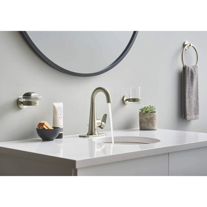 Grohe Veletto 4" Single-Handle 1.2 GPM Centerset Brushed Nickel Infinity Faucet