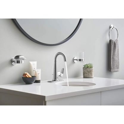 Grohe Veletto 4" Single-Handle 1.2 GPM Centerset StarLight Chrome Faucet