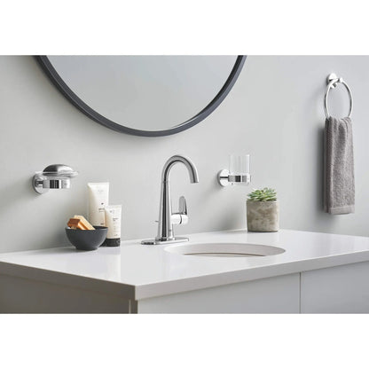 Grohe Veletto 4" Single-Handle 1.2 GPM Centerset StarLight Chrome Faucet