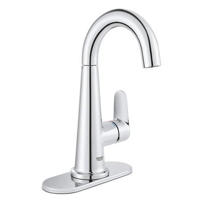 Grohe Veletto 4" Single-Handle 1.2 GPM Centerset StarLight Chrome Faucet