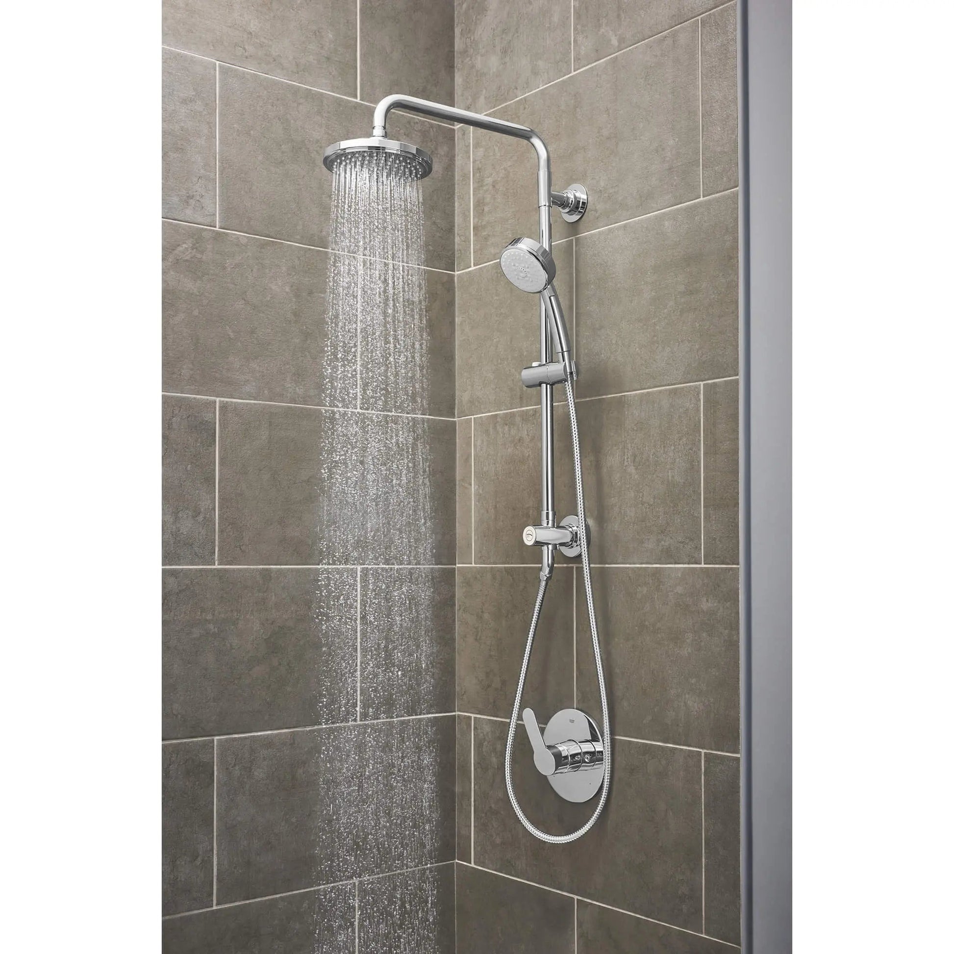 Grohe Vitalio Flex 2.5 GPM Retro-Fit StarLight Chrome Shower System
