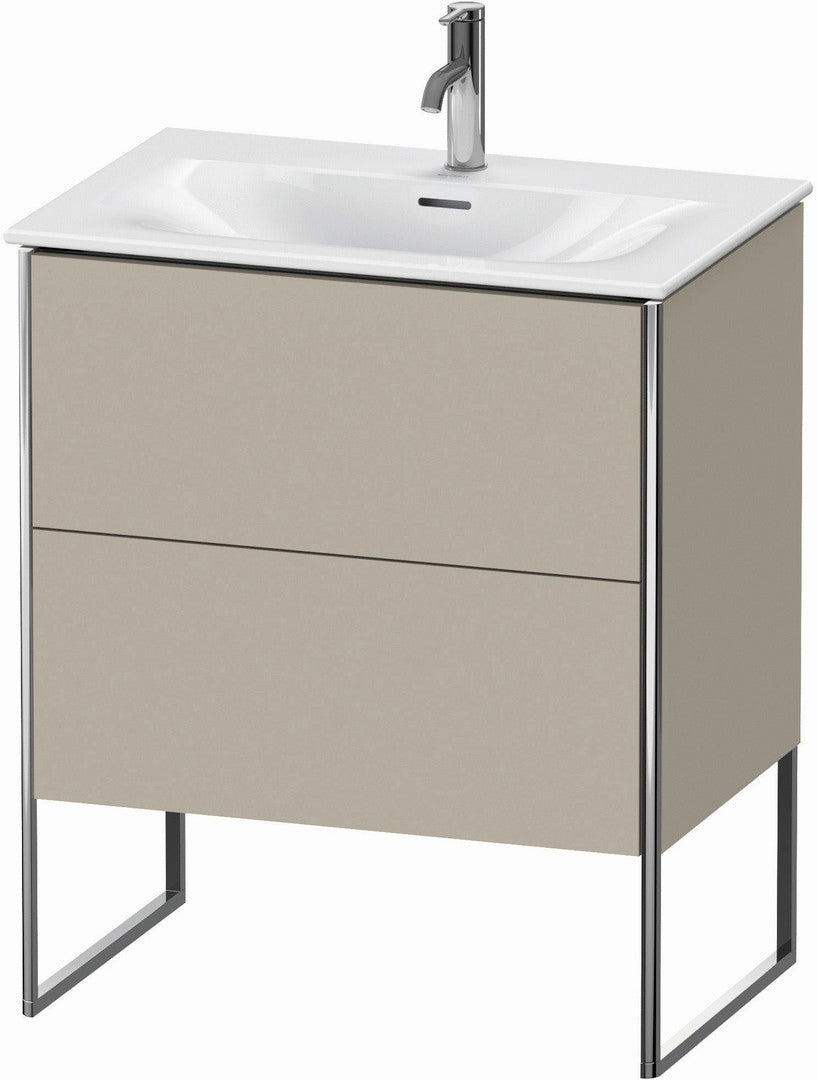 Duravit XSquare 28" Taupe Two Drawer Floorstanding Vanity Unit (XS452306060)