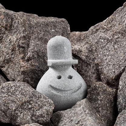 HUKKA 1.81"W x 2.48"H Reiska Sauna Elf with Baseball Hat