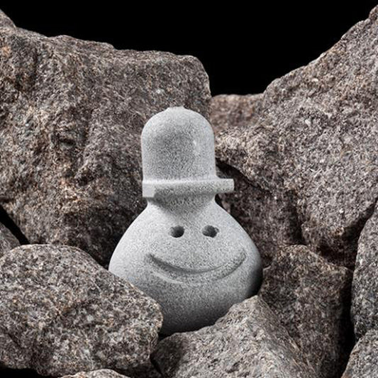 HUKKA 1.81"W x 2.48"H Reiska Sauna Elf with Baseball Hat