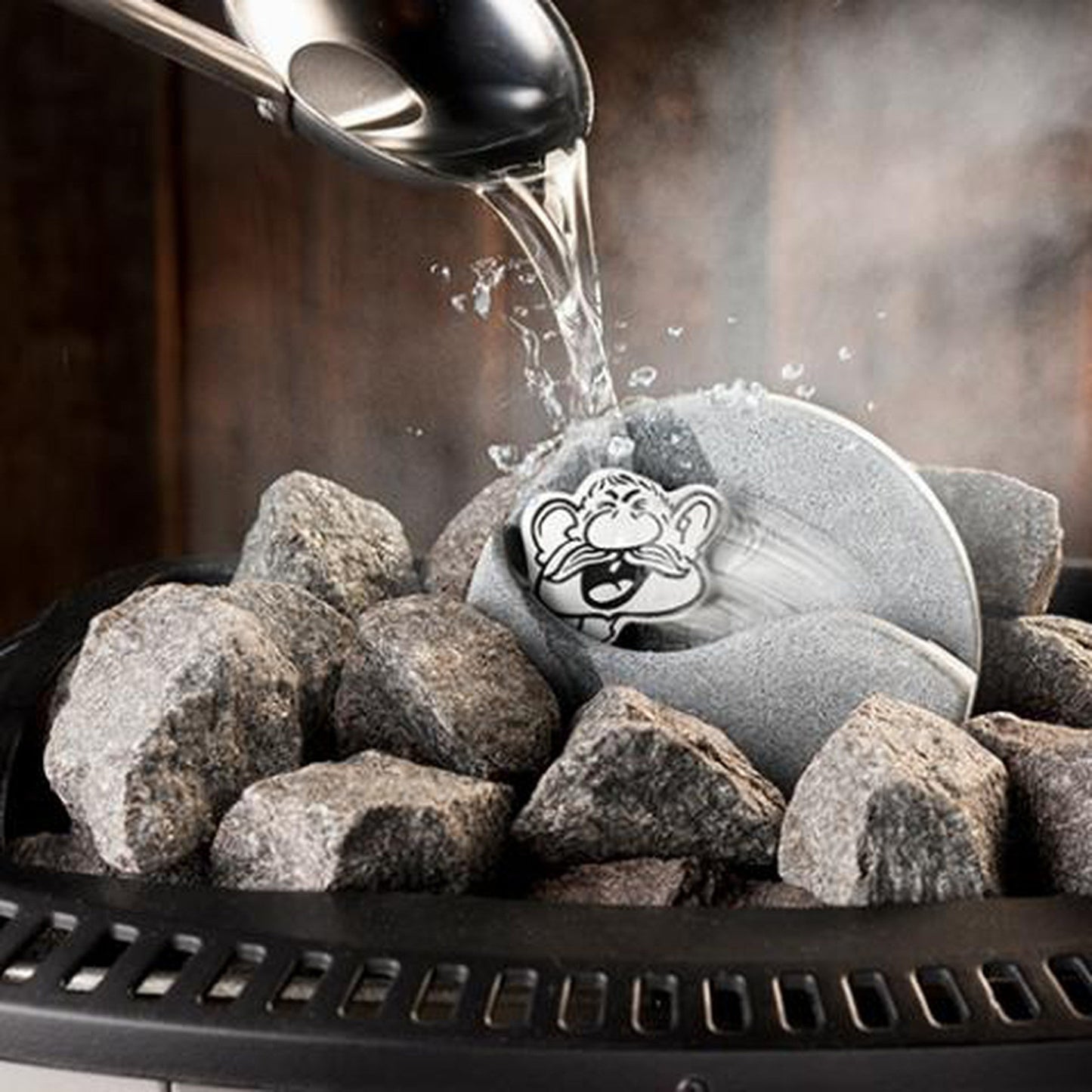 HUKKA 5.12"W x 1.42"H Saunaheppu Sauna Friend