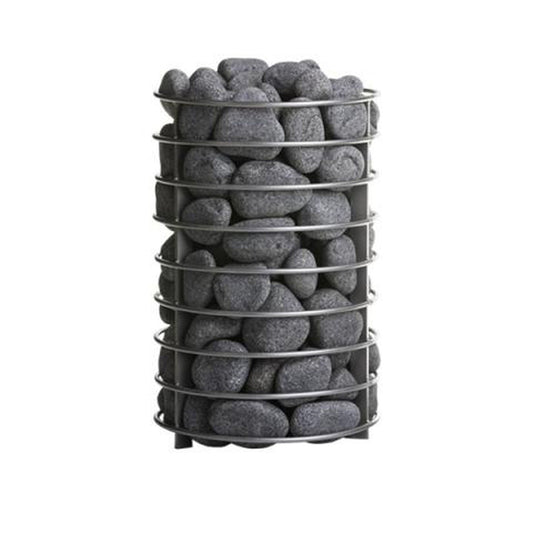 HUUM Brushed Stainless Steel Stone Cage for Hive Sauna Stoves