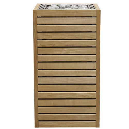 HUUM CORE Series 6.5kW 240V 1PH Stainless Steel Inlay Thermo-Aspen Wood Exterior Sauna Heater