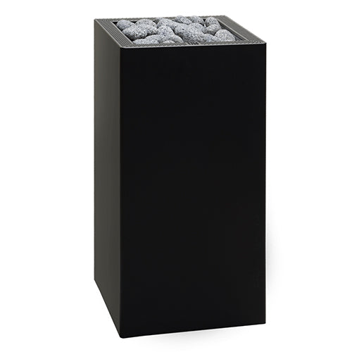 HUUM Core Black Series 6.5kW 240V 1PH Sleek Matte Black Metal Exterior Sauna Heater