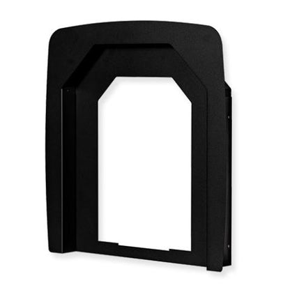 HUUM Stainless Black Mounting Collar for HIVE Flow Mini LS Sauna Stoves