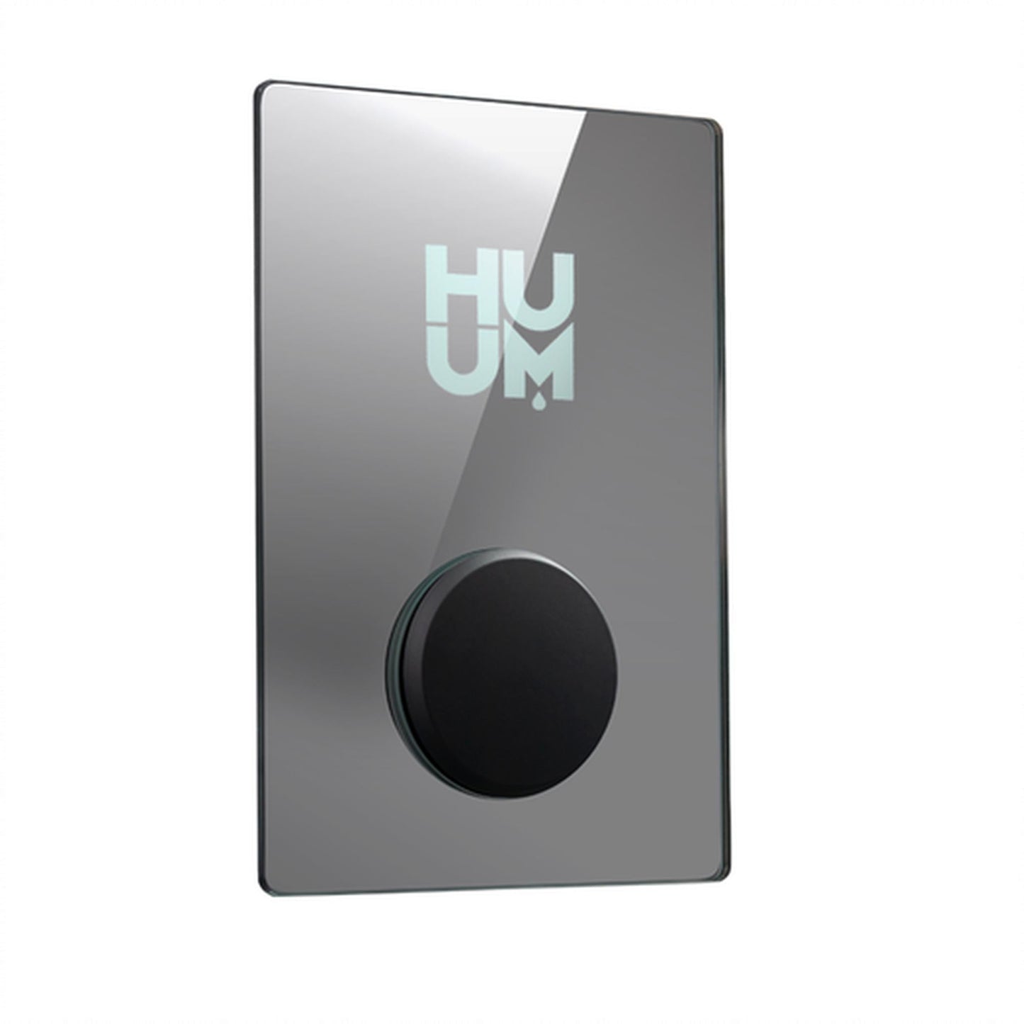 HUUM UKU Glass 4" W x 5" W Digital On - Off, Time, Temperature Controller With WiFi Dark Black Sauna Control Panel