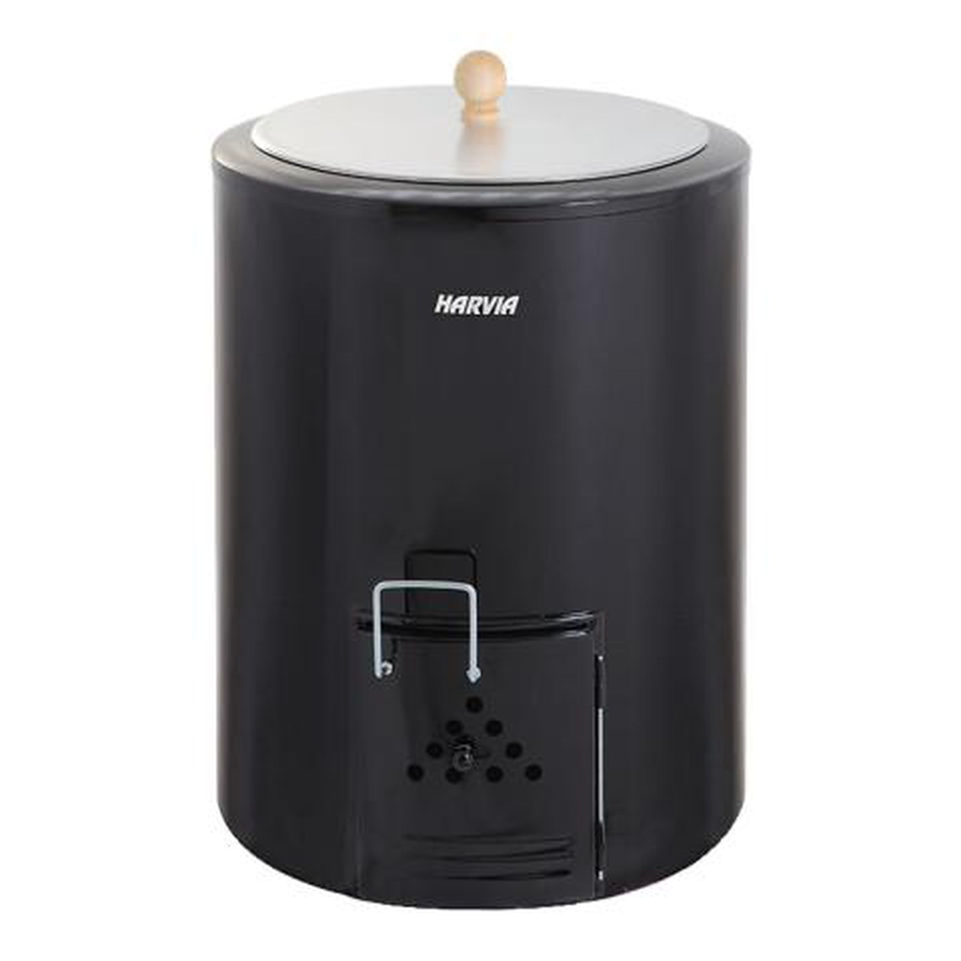 Harvia Cauldron 80-Liter Black Wood Burning Sauna Water Heater