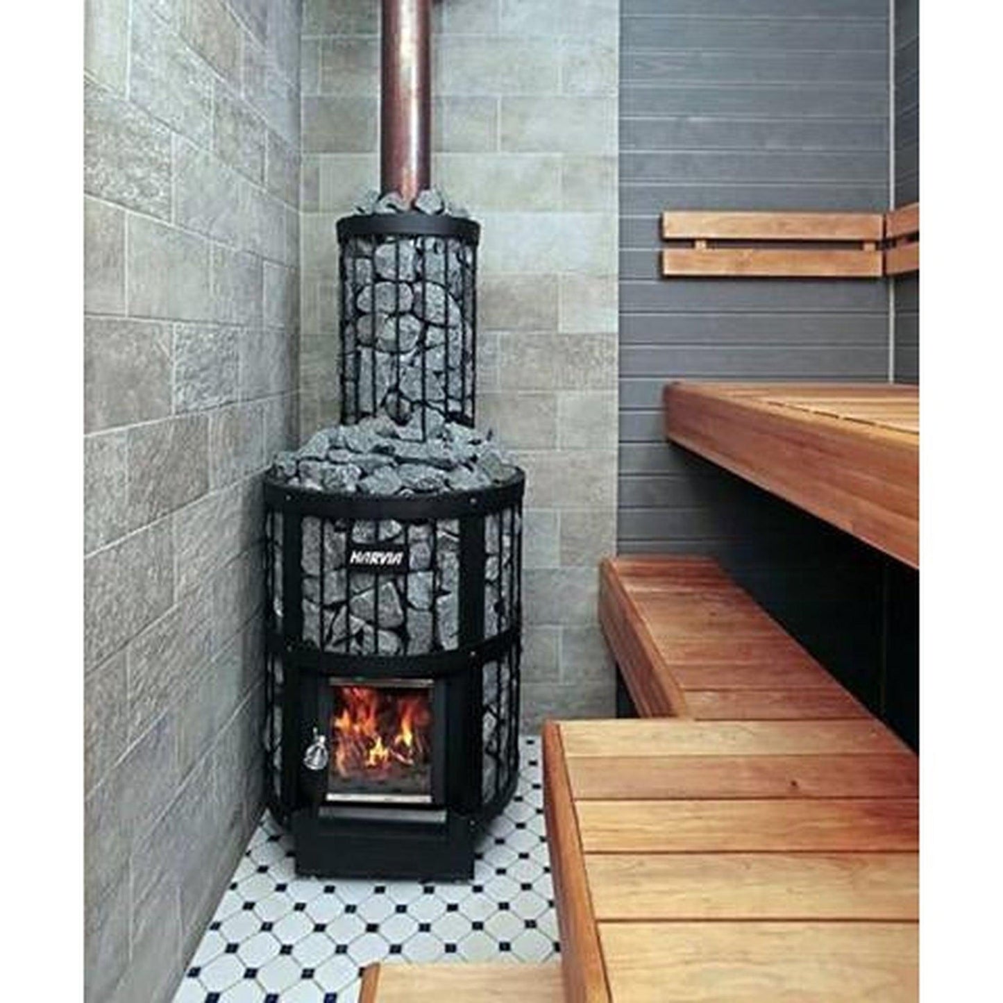 Harvia Legend 16 kW Black Wood-Burning Sauna Stove
