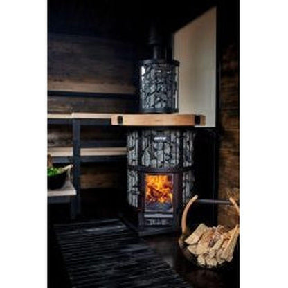 Harvia Legend 240 GreenFlame 15.9 kW Black Wood-Burning Sauna Stove