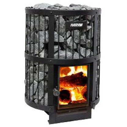 Harvia Legend 240 GreenFlame 15.9 kW Black Wood-Burning Sauna Stove