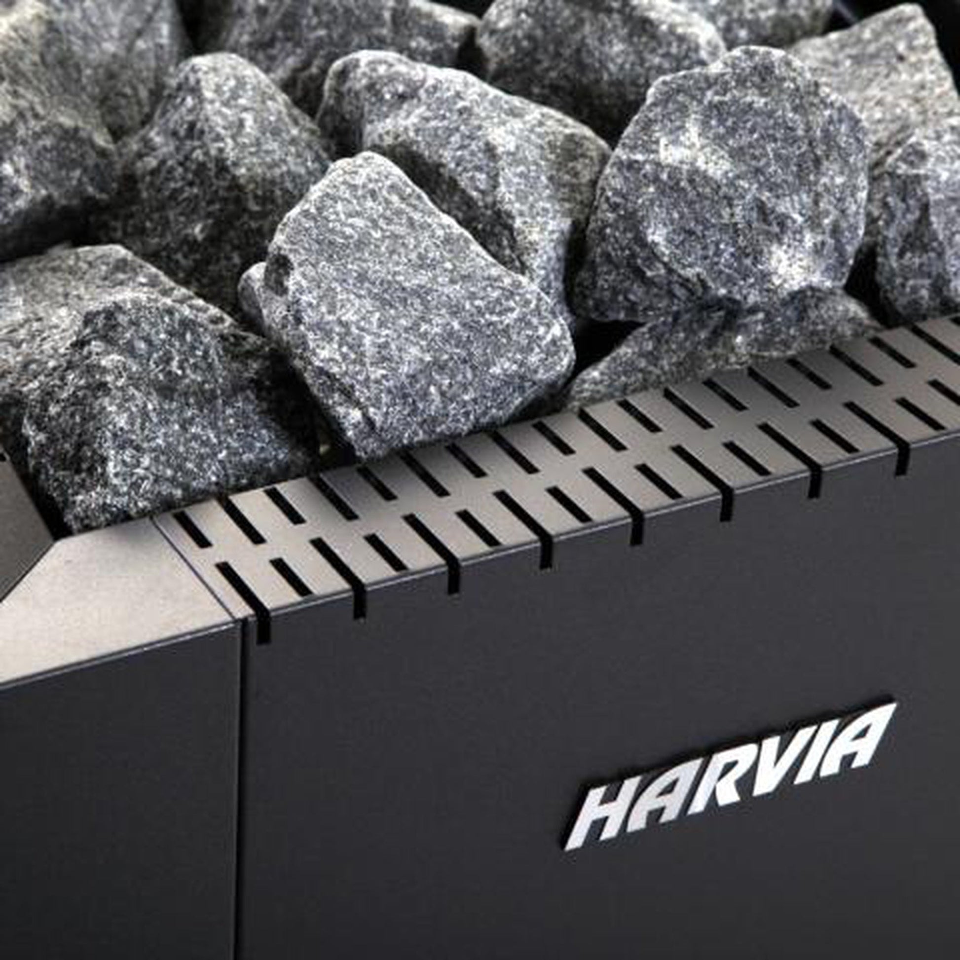Harvia Linear 17.9 kW Black Stainless Steel Wood-Burning Sauna Stove