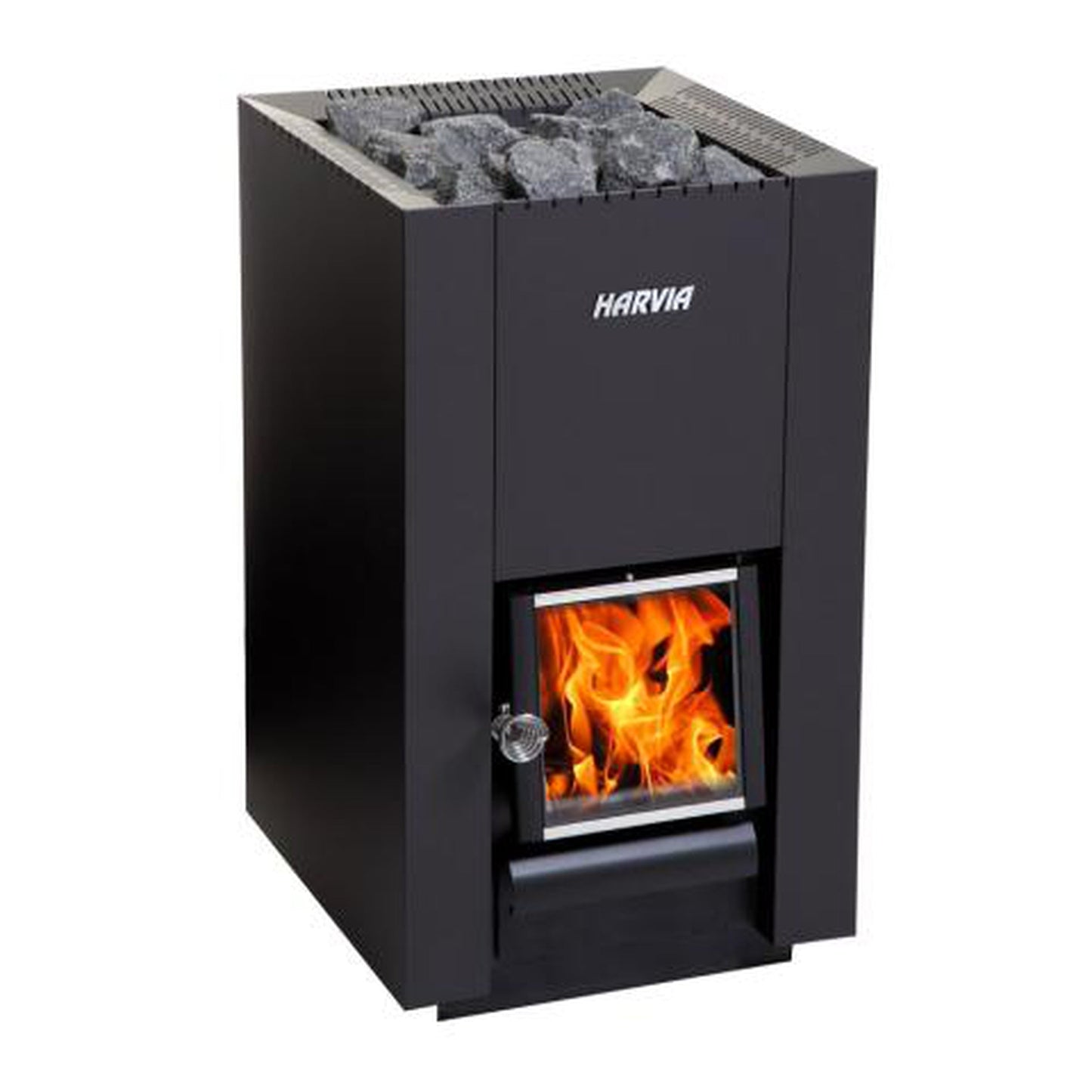 Harvia Linear 17.9 kW Black Stainless Steel Wood-Burning Sauna Stove