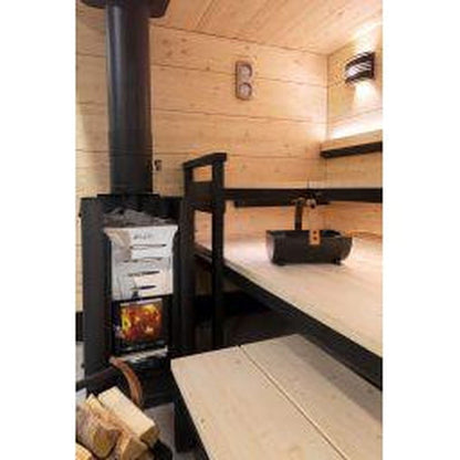 Harvia Pro Series 24 kW Black Stainless Steel Wood-Burning Sauna Stove