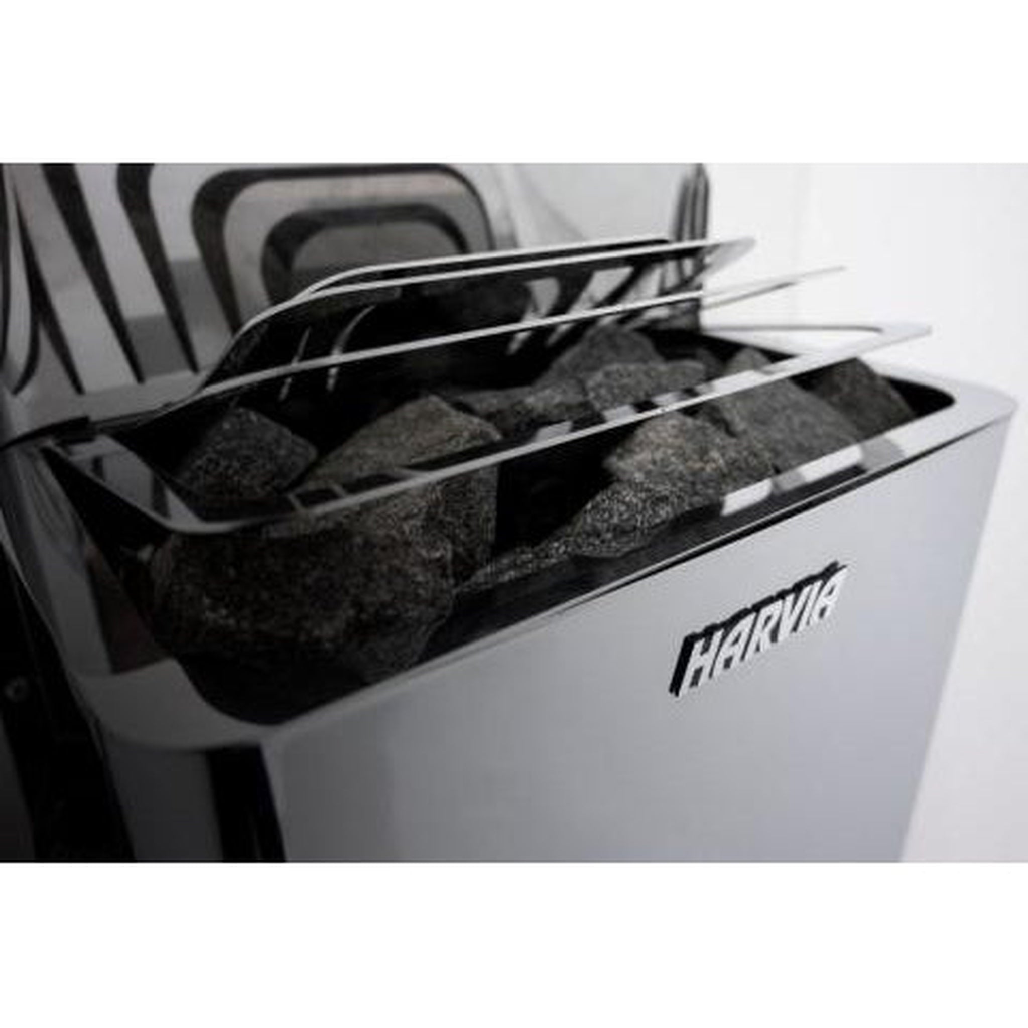 Harvia The Wall 8 kW 240V 1PH Black Stainless Steel Sauna Heater