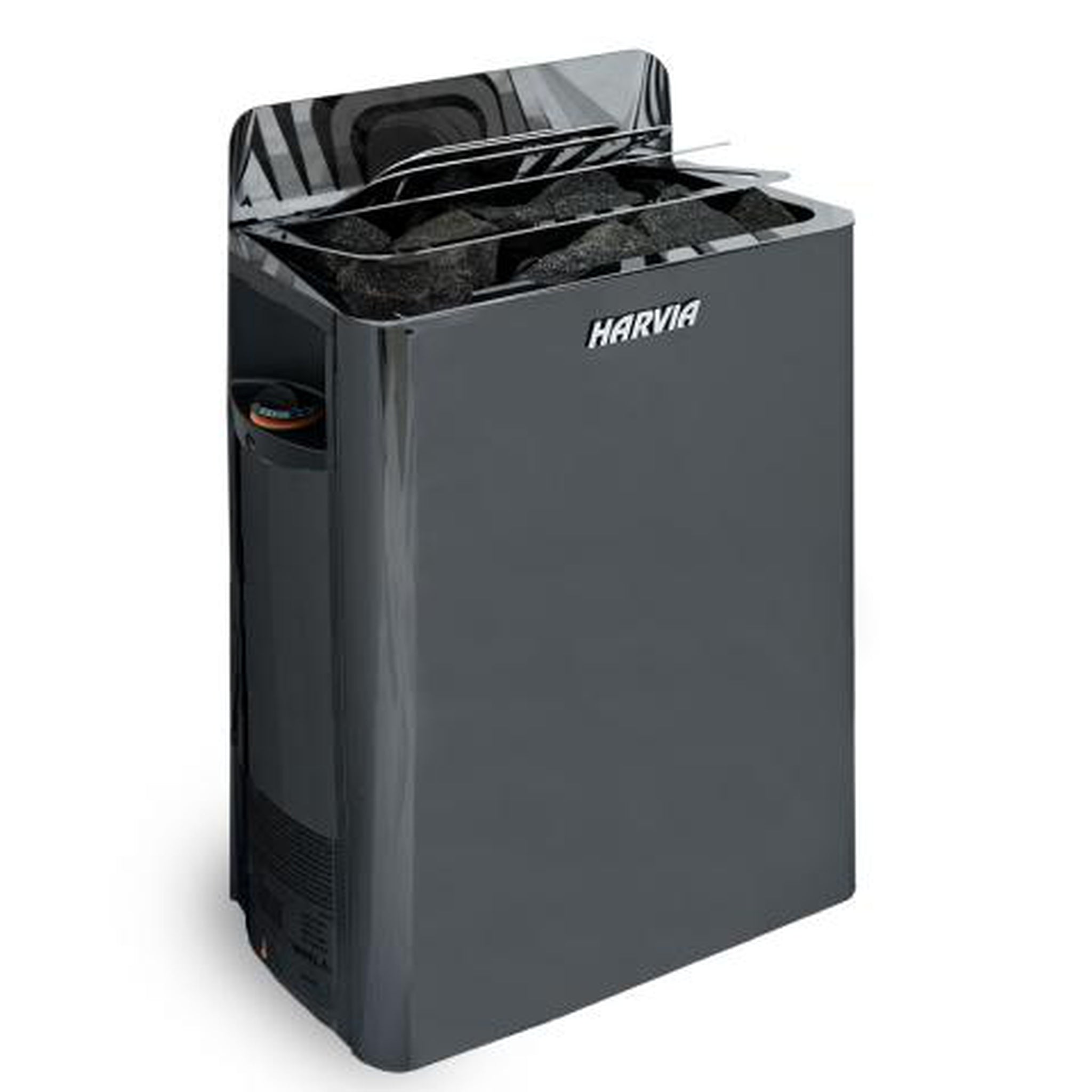 Harvia The Wall 8 kW 240V 1PH Black Stainless Steel Sauna Heater