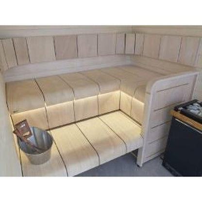 Harvia Virta 8 kW 240V 1PH Black Stainless Steel Electric Sauna Heater