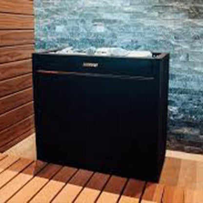 Harvia Virta Pro 20 kW 208V 3PH Black Stainless Steel Electric Sauna Heater