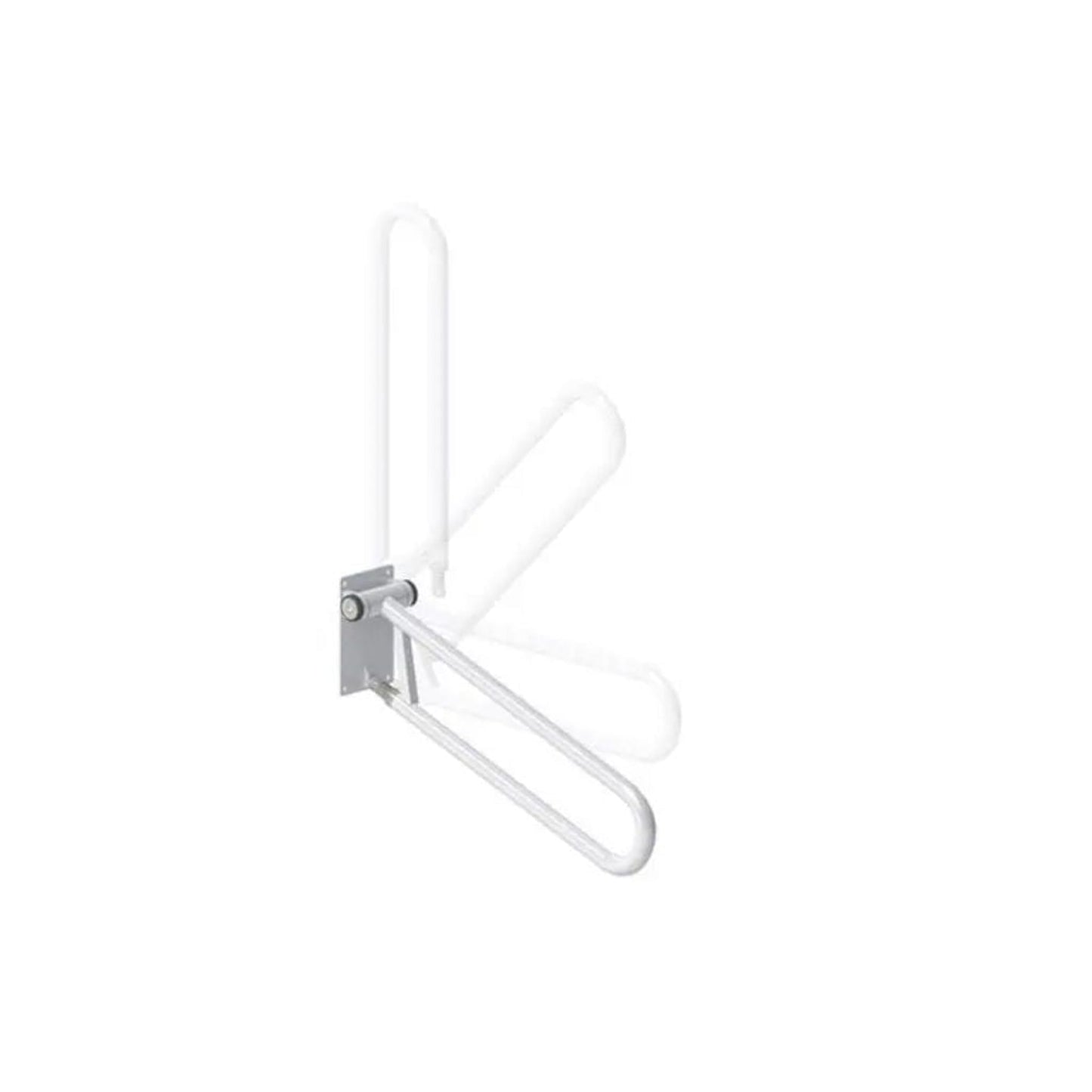 Health Craft PT Rail Angled White Adjustable Wall Mounted Grab Bar