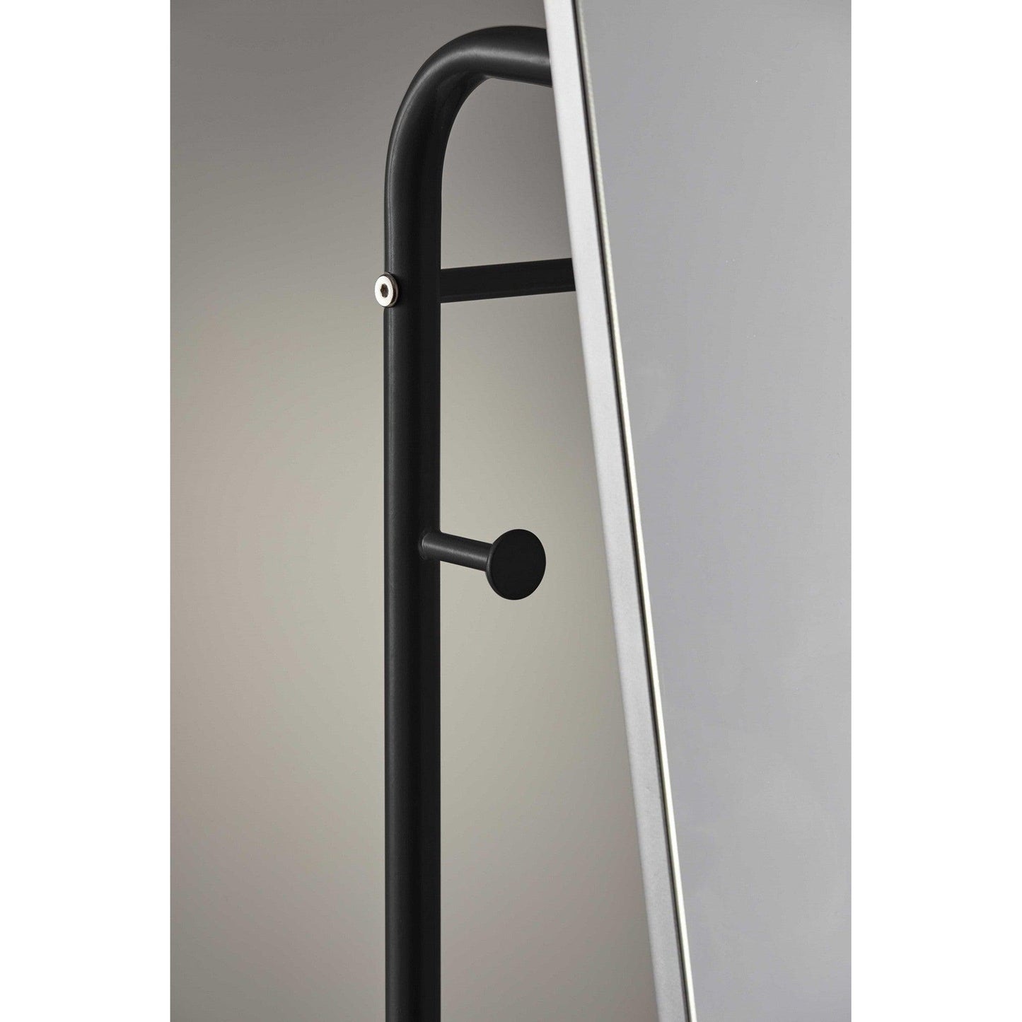 HomeRoots 11.75' x 14.25' x 58' Black Floor Mirror