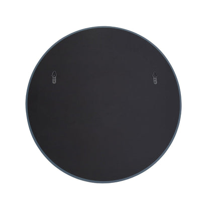 HomeRoots 12' x 12' Minimalist Round Mirror with Beveled Edge