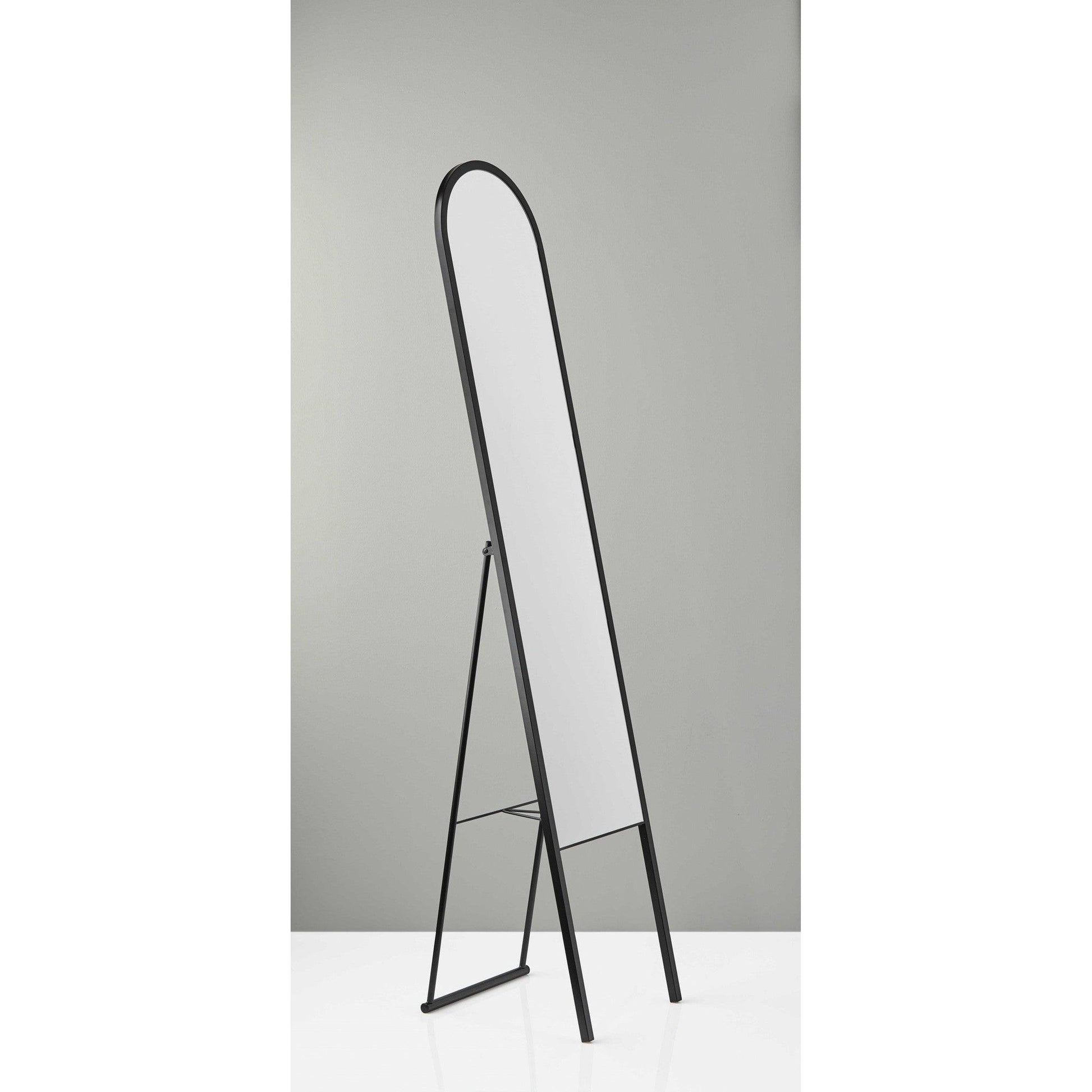 HomeRoots 13.125' x 14.75' x 64.12' Floor Mirror