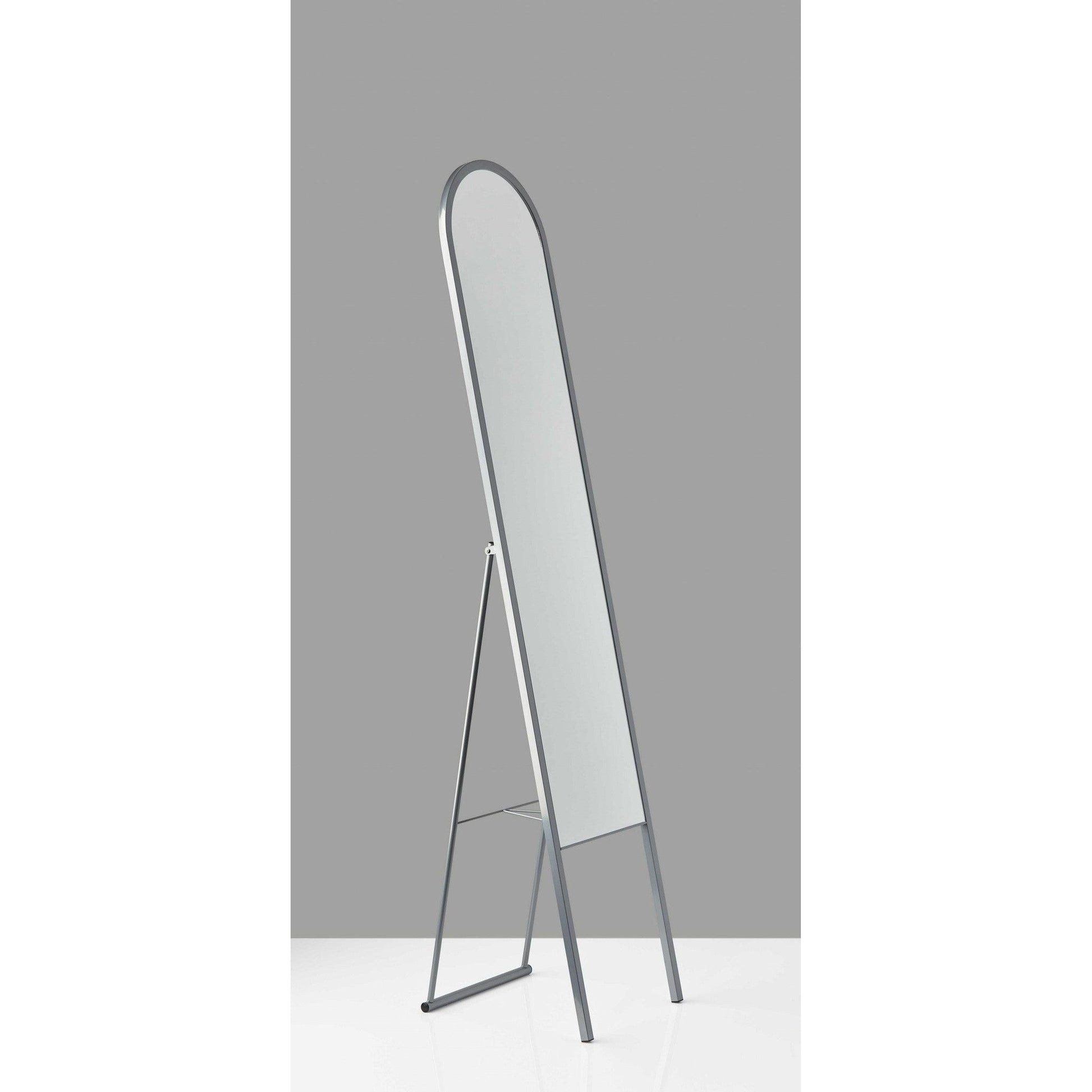 HomeRoots 13.125' x 14.75' x 64.12' Floor Mirror