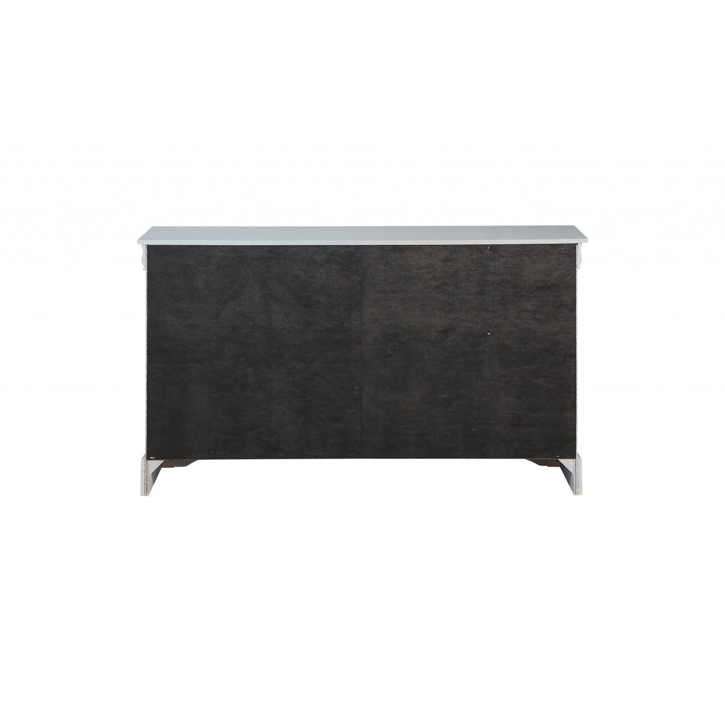 HomeRoots 15' x 57' x 33' Platinum Wood Dresser