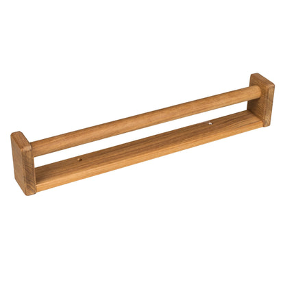 HomeRoots 16" Traditional Solid Teak Towel Bar