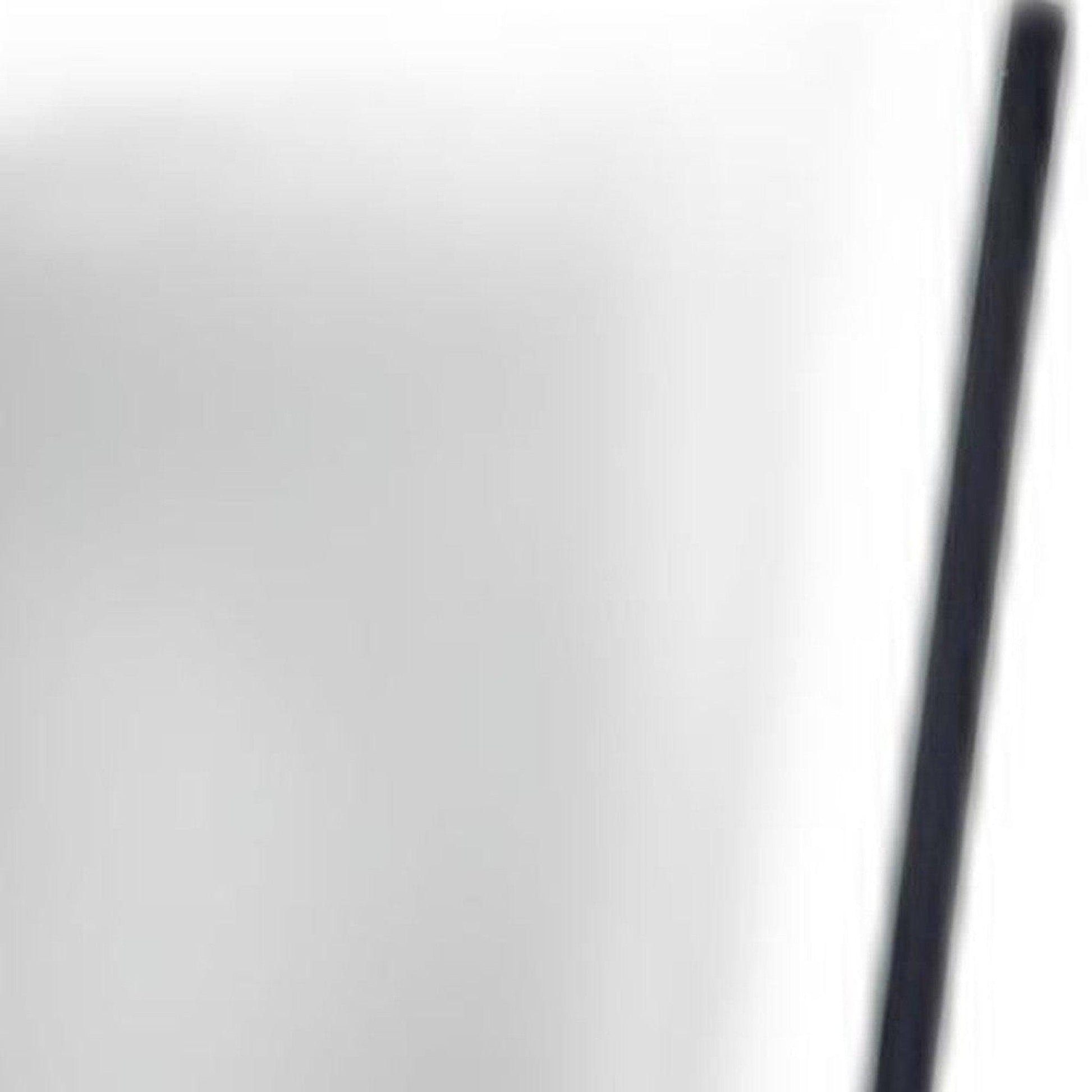 HomeRoots 17' x 17' x 56.75' Black Floor Mirror