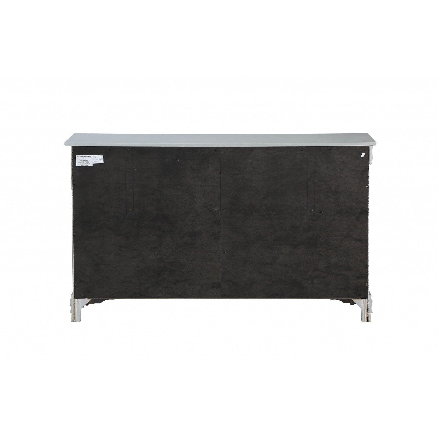 HomeRoots 18' x 60' x 34' Platinum Wood Dresser