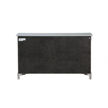 HomeRoots 18' x 60' x 34' Platinum Wood Dresser