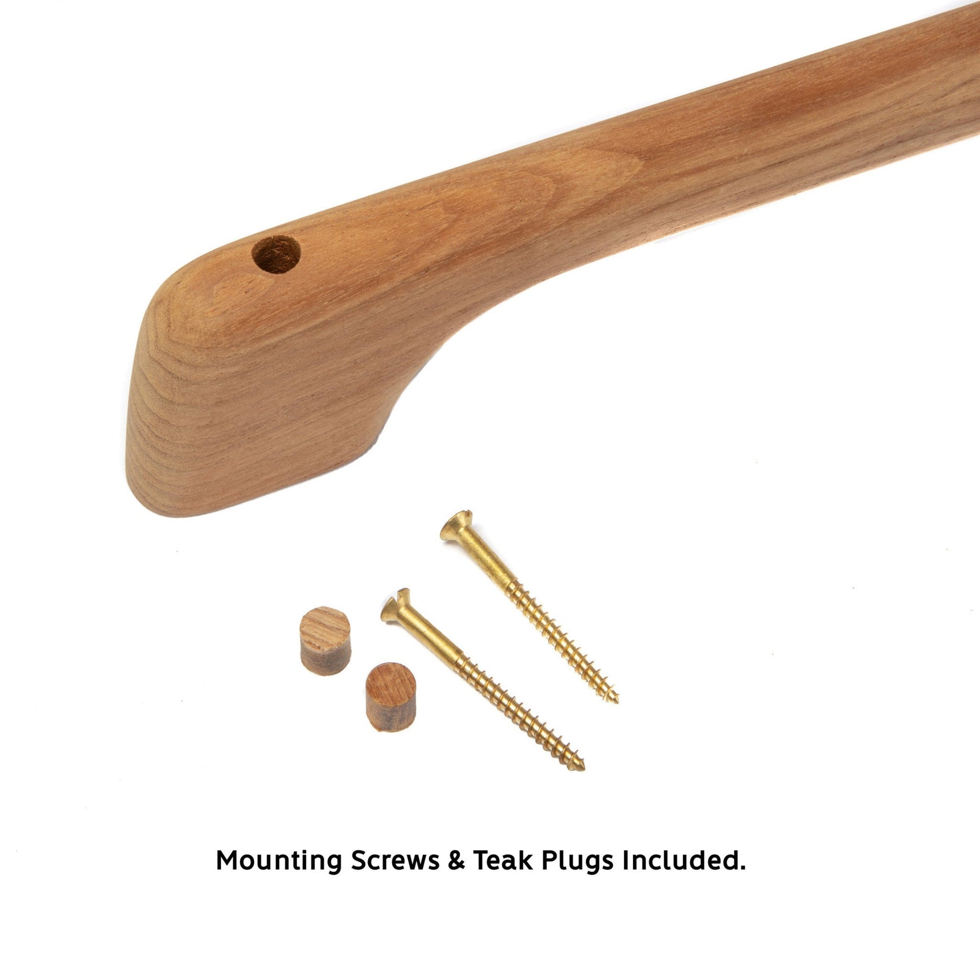 HomeRoots 23" Traditional Solid Teak Towel Bar