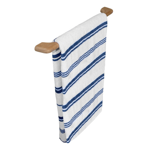 HomeRoots 23" Traditional Solid Teak Towel Bar