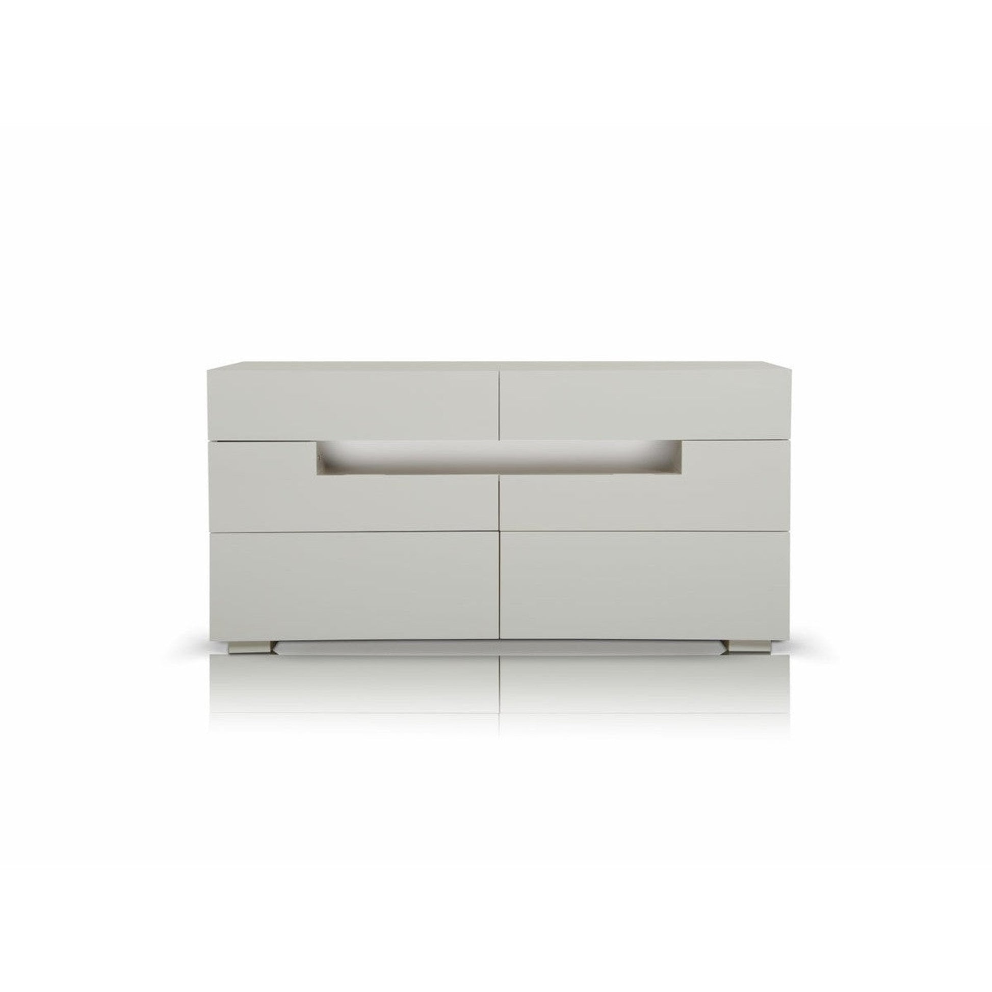 HomeRoots 28' White MDF Dresser