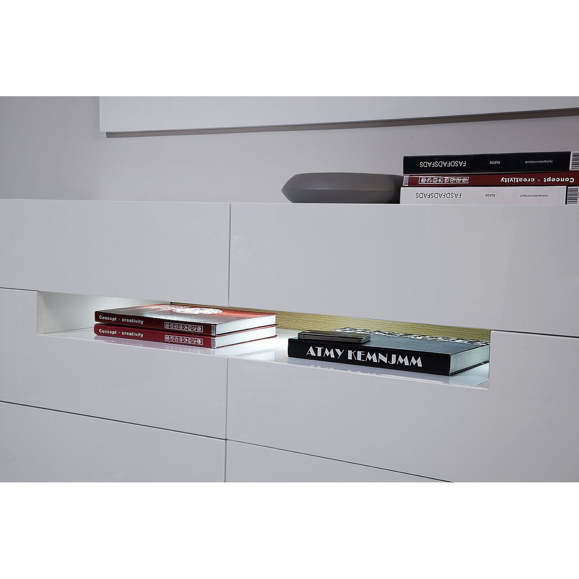 HomeRoots 28' White MDF Dresser