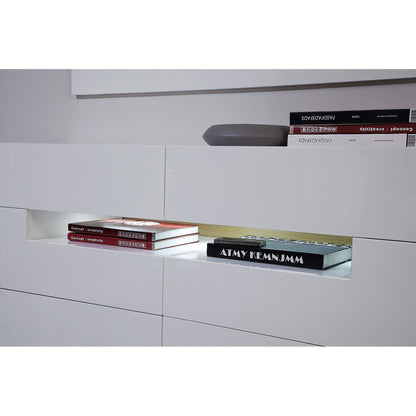 HomeRoots 28' White MDF Dresser