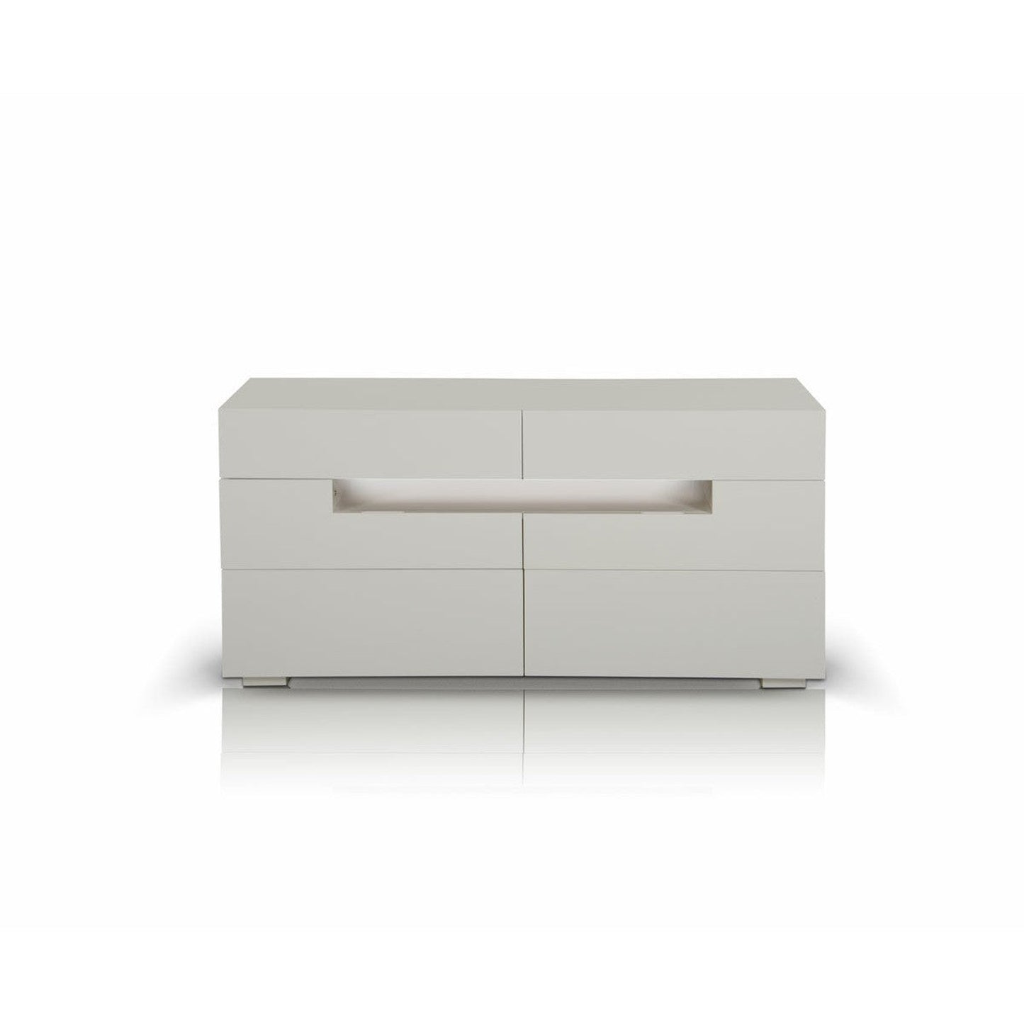HomeRoots 28' White MDF Dresser