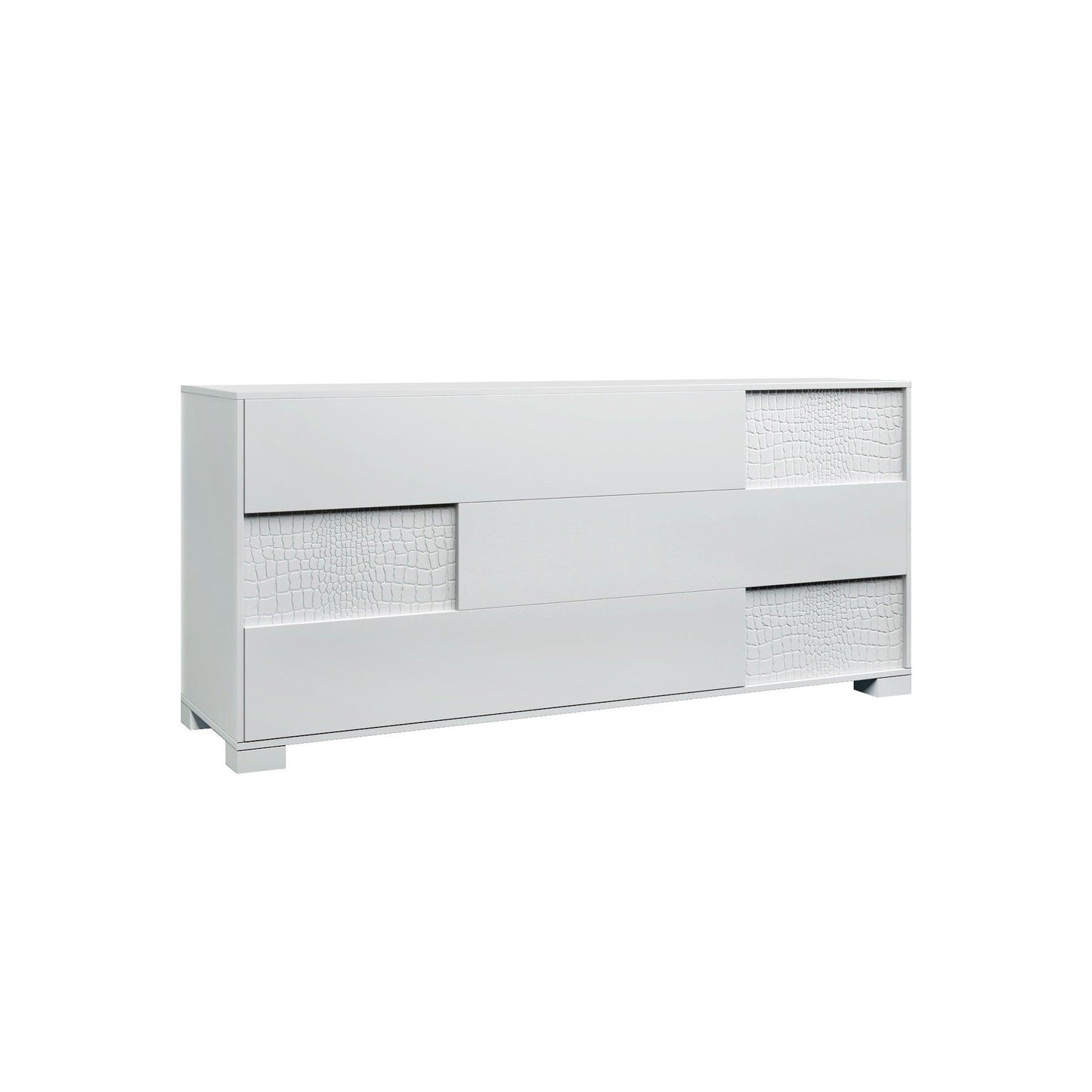 HomeRoots 30" MDF and Steel Cabinet in White Finish