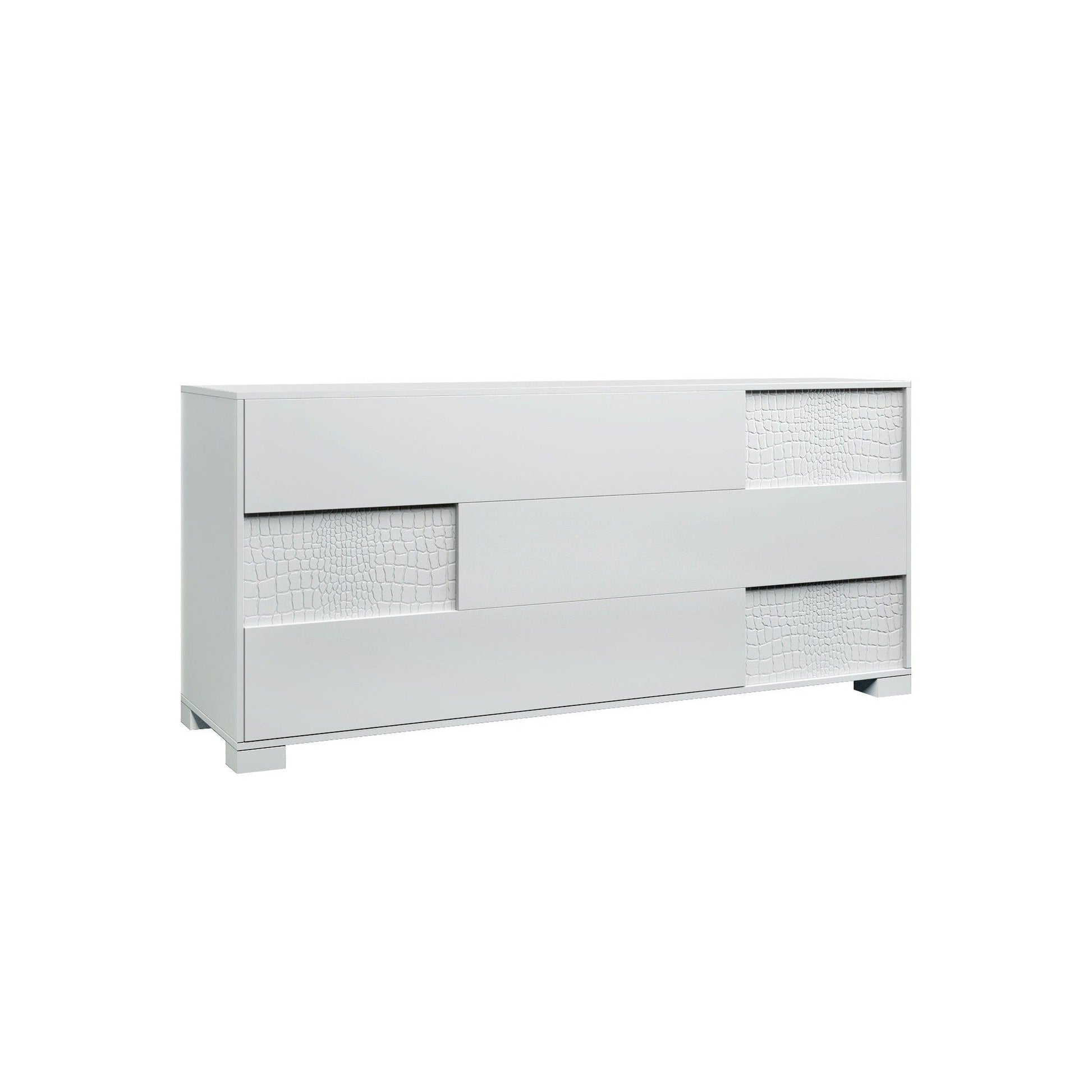 HomeRoots 30" MDF and Steel Cabinet in White Finish