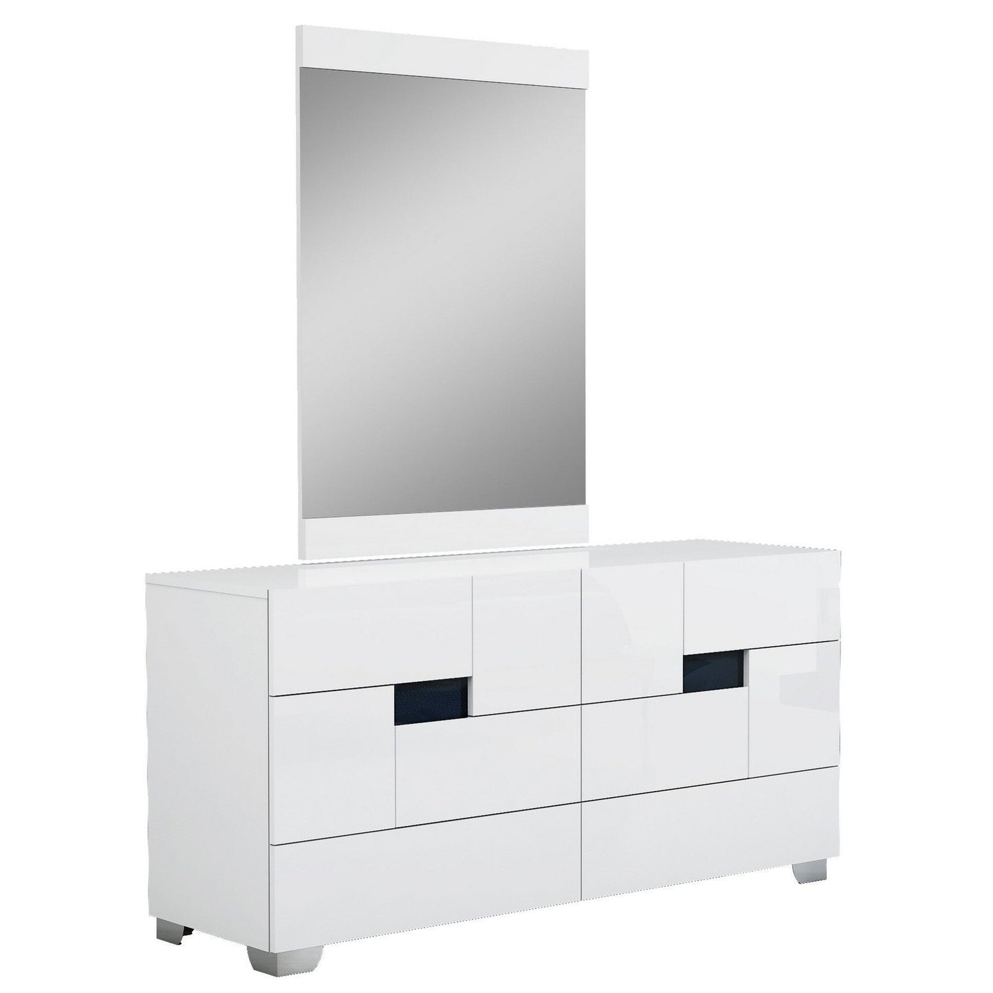 HomeRoots 30" Superb White High Gloss Dresser