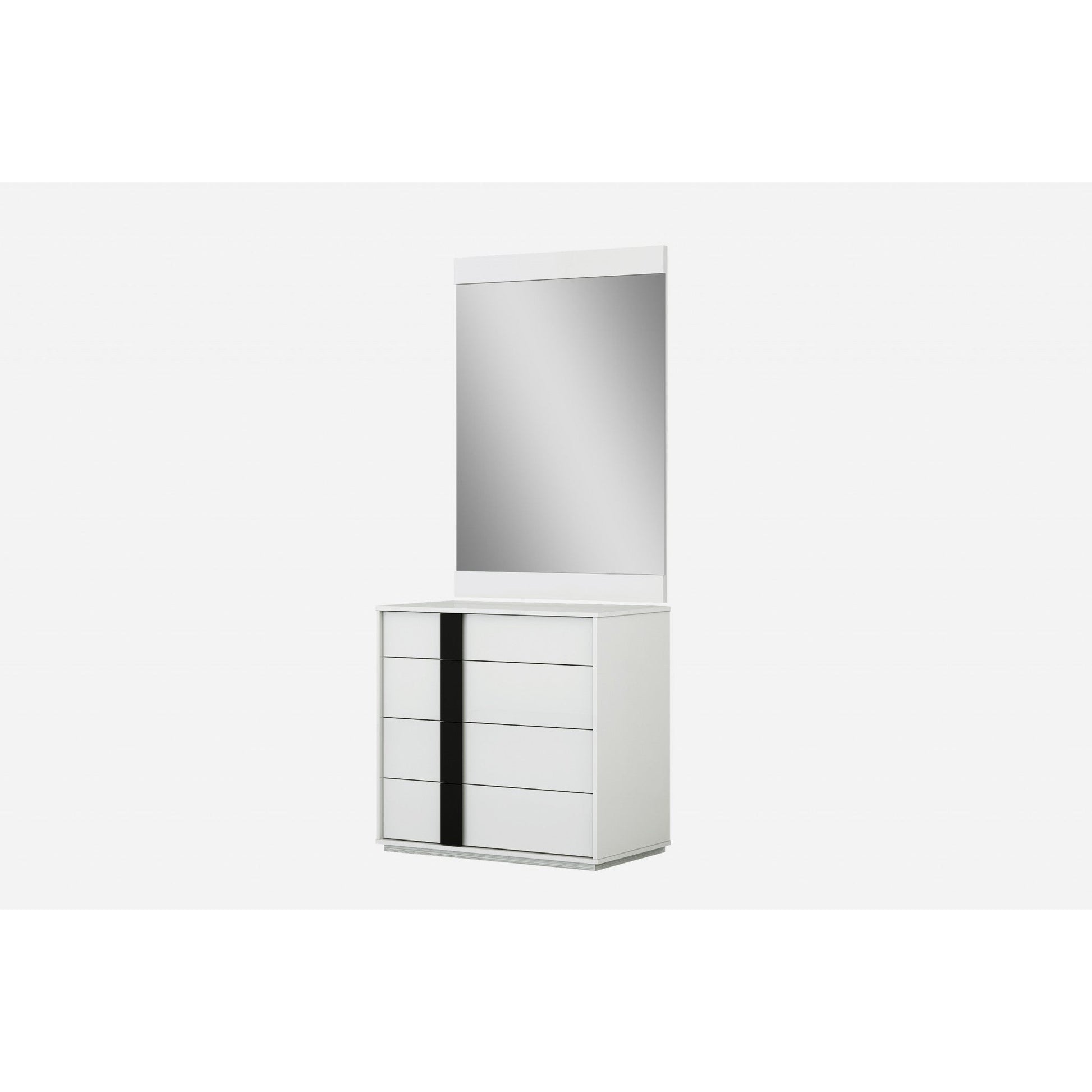 HomeRoots 31 x 19 x 31 White Double Dresser Extension