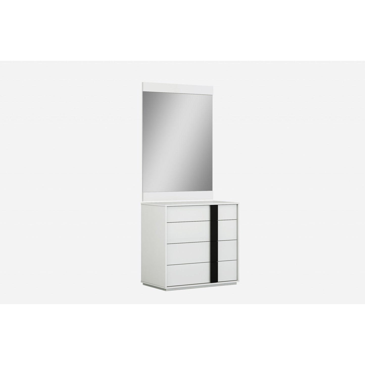 HomeRoots 31 x 19 x 31 White Double Dresser Extension