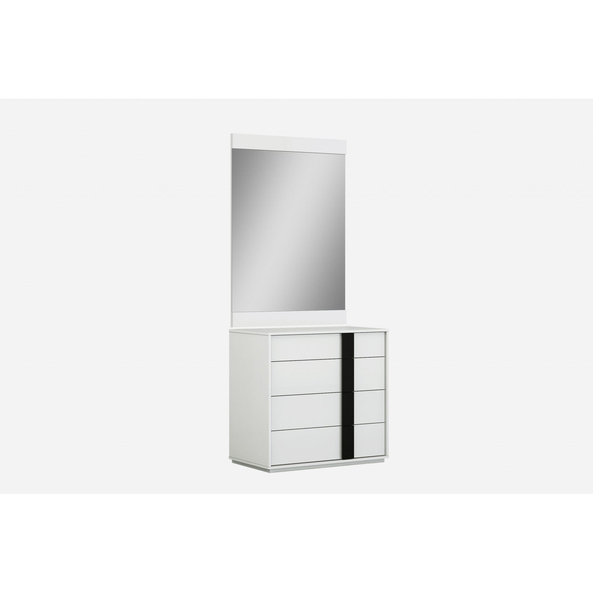 HomeRoots 31 x 19 x 31 White Double Dresser Extension