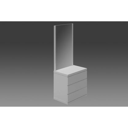 HomeRoots 31 x 20 x 30 White Double Dresser Extension