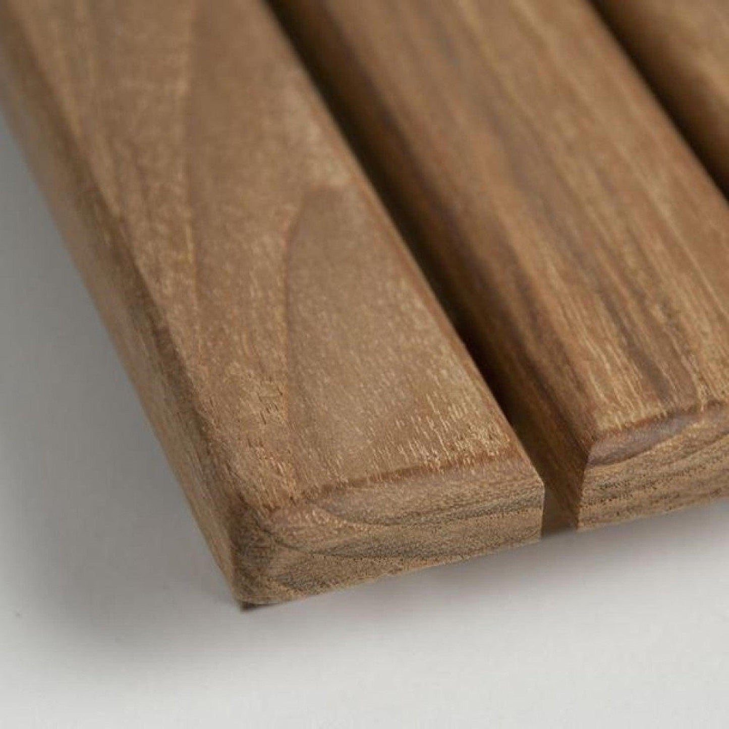 HomeRoots 32" Premium Teak Shower Bath Mat