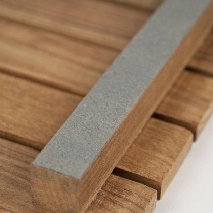 HomeRoots 32" Premium Teak Shower Bath Mat